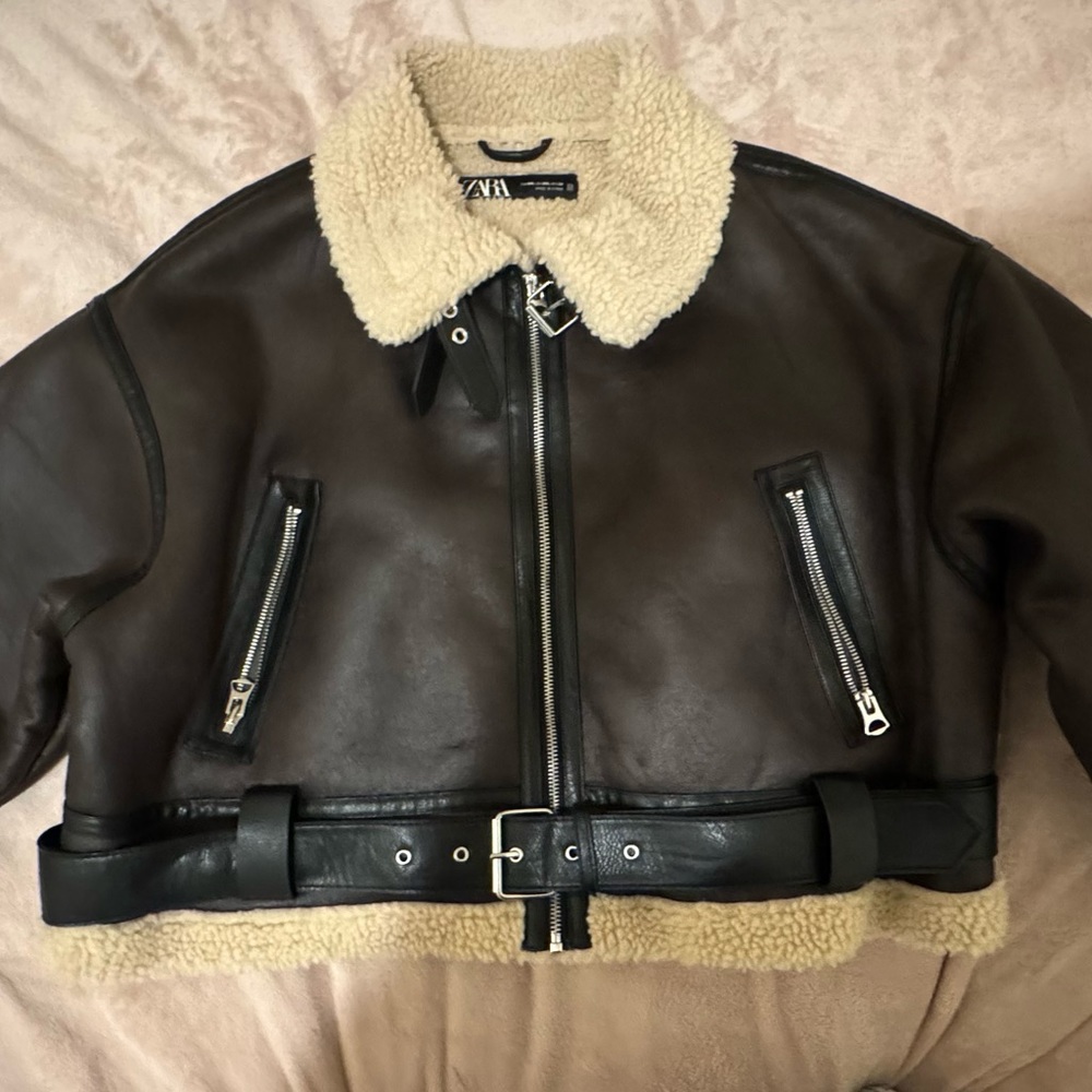 Zara Shearling jacket